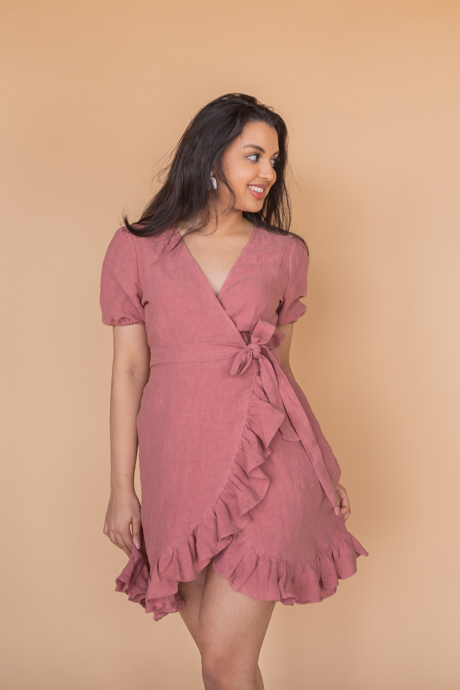 Emma Dress in Rosewood