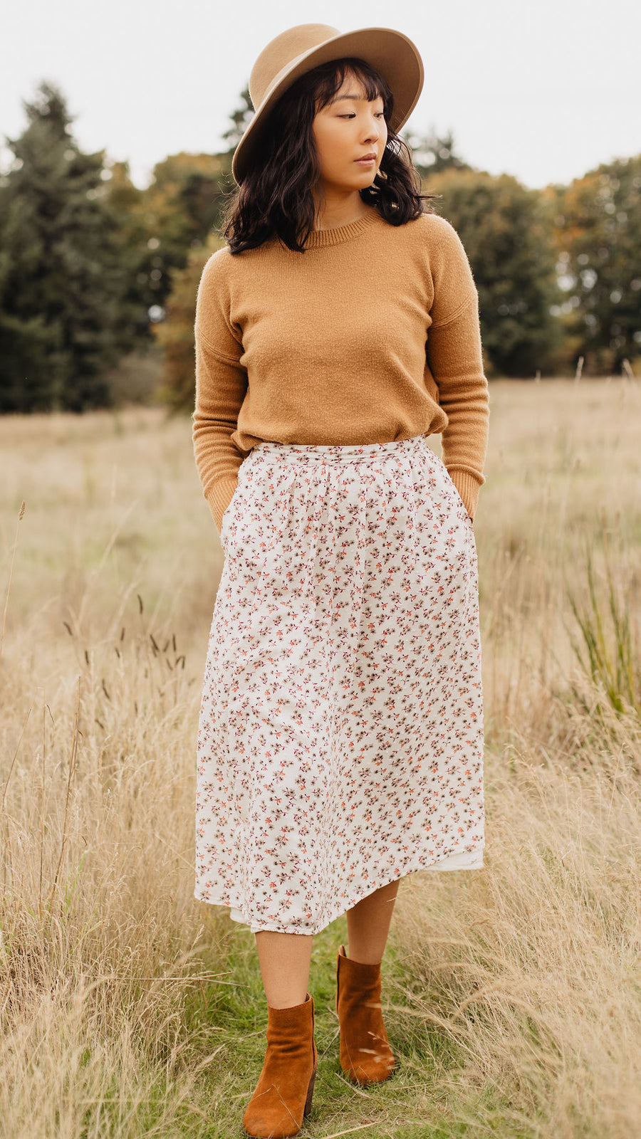 Hannah Skirt in Cream