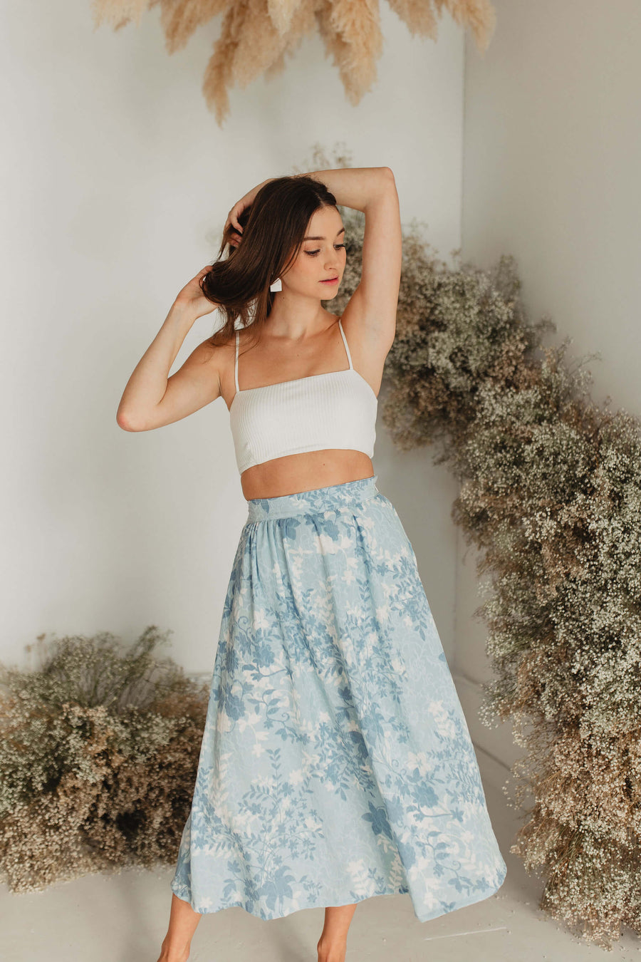 Hannah Skirt in Sky