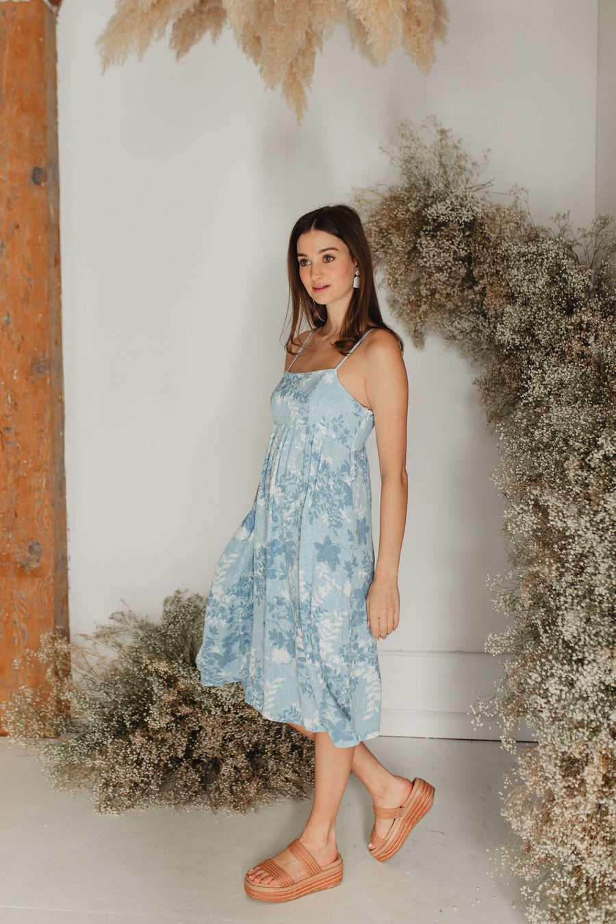 Marina Dress in Sky