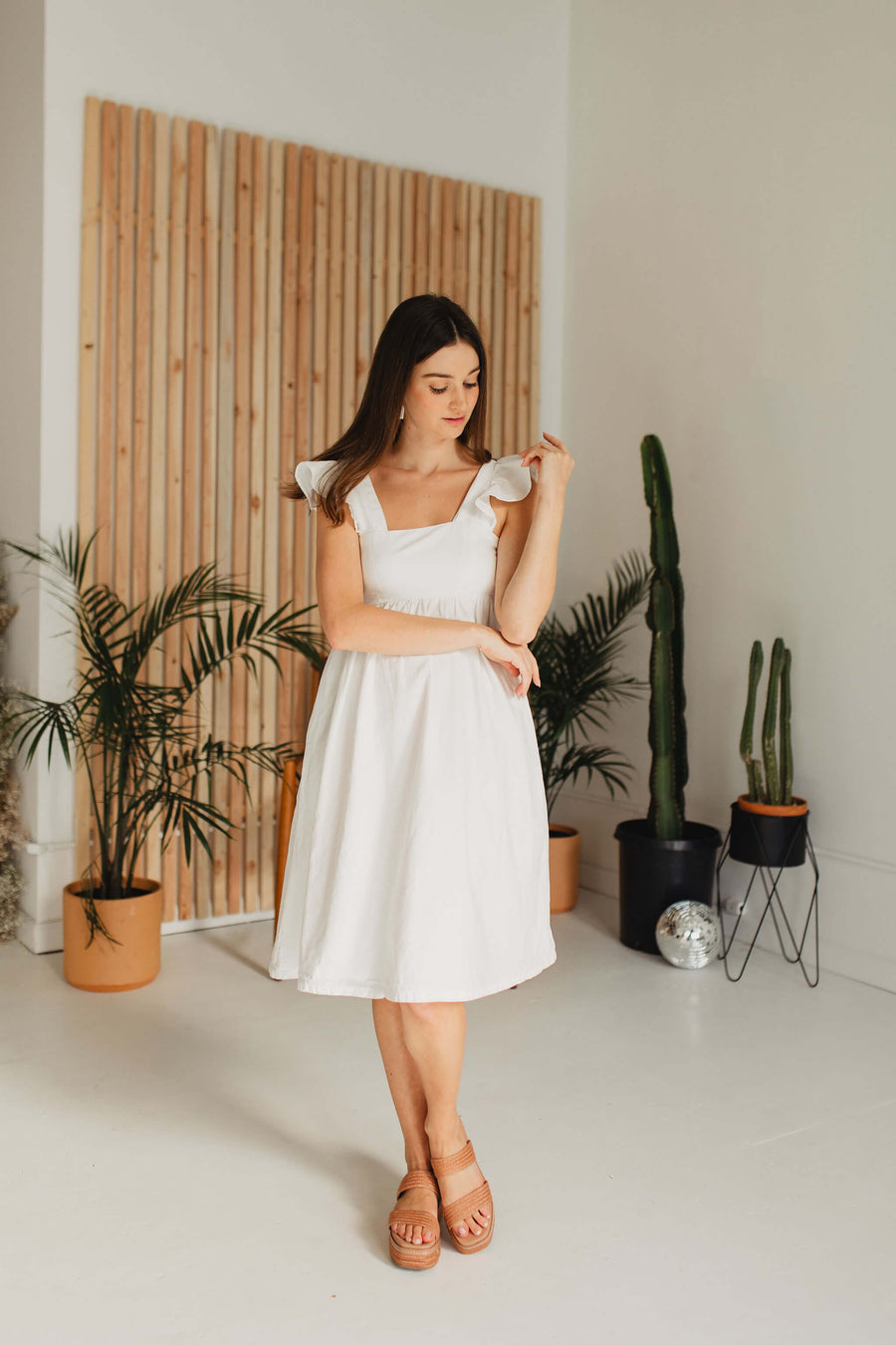 Sofia Dress in Ivory